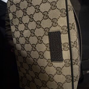 Gucci Beige and Brown Fanny pack
